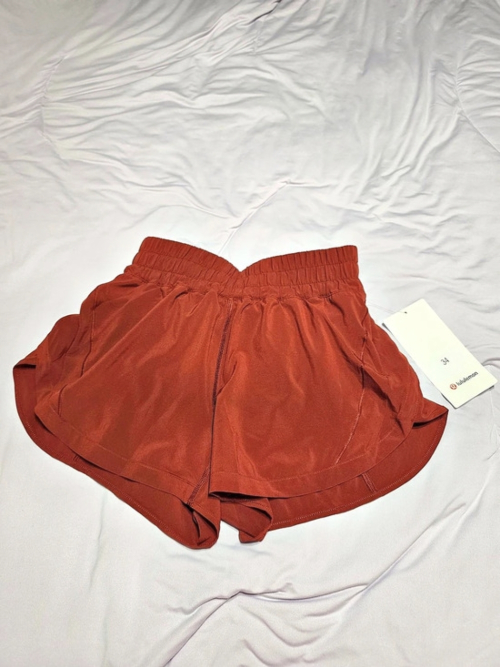 Lululemon Track That HR Short 3" *Lined Athletic Shorts Red 6
